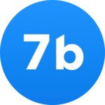 7b crypto broker app logo