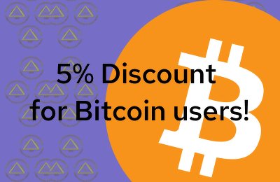 5% Discount for Bitcoin users