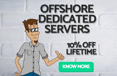 10% OFF recurring on Offshore dedicated servers