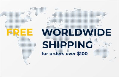 Free worldwide shipping (orders over $100)