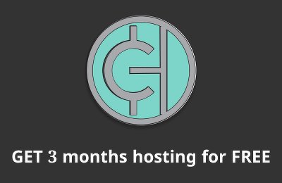 3 months hosting for FREE