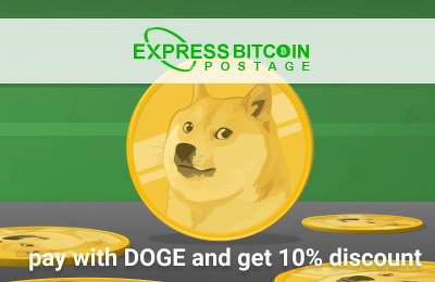 Get 10% off when paying with DOGE