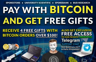 Pay with Bitcoin and get free gifts