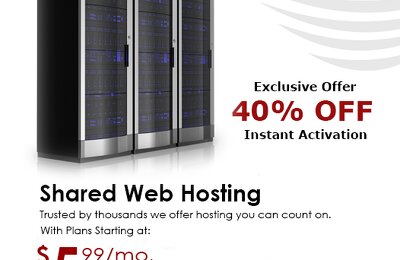 40% Off Shared Hosting Exclusive