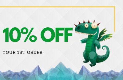 10% OFF Your First Order