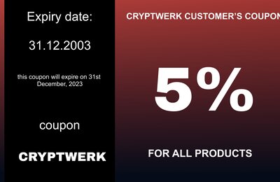 Exclusive 5% Discount for Cryptwerk Customers