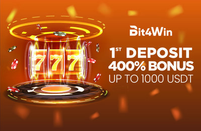 1st Deposit 400% Bonus!