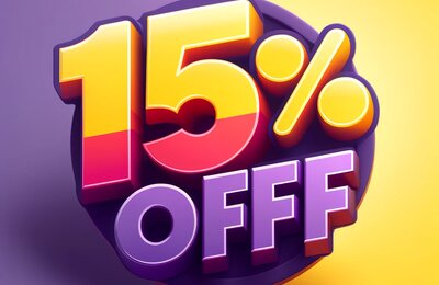 15% OFF coupon code