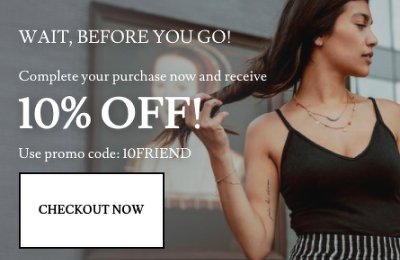 10% off for all jewelries