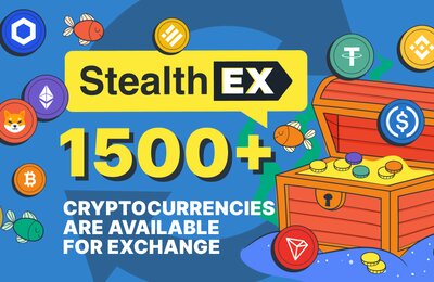 StealthEX Unleashes Access to 1500 Crypto Assets!