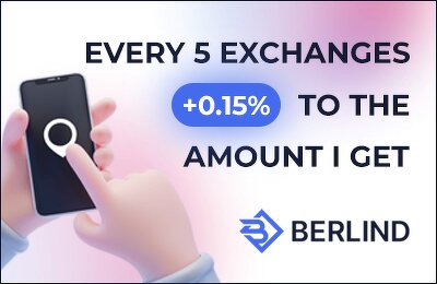 Every 5 exchanges, +0.15% to the amount received