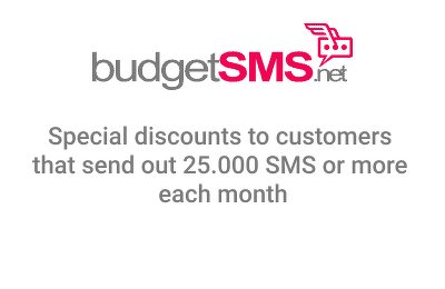 Discounts if your need 25 000+ sms monthly