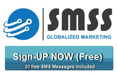 20 SMS messages for FREE