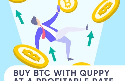 10% more profitable buying crypto at Quppy
