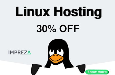 30% OFF on Linux Hosting